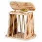 Preview: Trixie Heuraufe zum Aufstellen aus geflammtem Holz