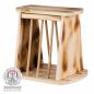 Preview: Trixie Heuraufe zum Aufstellen aus geflammtem Holz