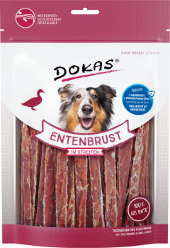 Dokas Entenbrust in Streifen
