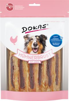 8x Dokas Hühnerbrust mit Leber 220 g