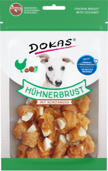 9x Dokas Hühnerbrust mit Kokosnuss 60 g