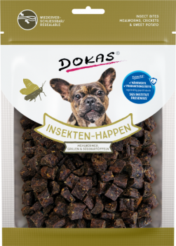 10x Dokas Insekten-Happen - Mehlwurm, Grille, Süßkartoffel 100 g