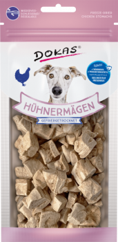 7x Dokas Hühnermägen gefriergetrocknet 20 g