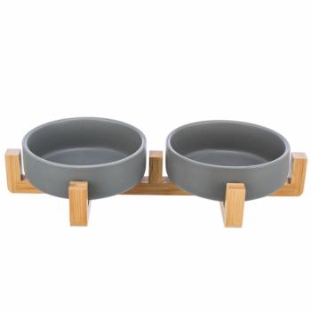 Trixie Napf-Set aus Keramik/Holz
