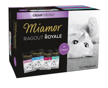 5 x Miamor Ragout Royale Multibox Cream Vielfalt 12 x 100 g