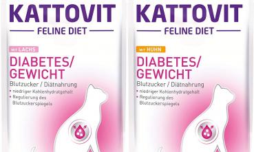 24 x Kattovit Diabetes 85g Packung