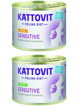 12 x 185g Kattovit Diet Sensitive