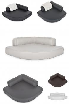 Hundebett mypado Esquina Kunstleder