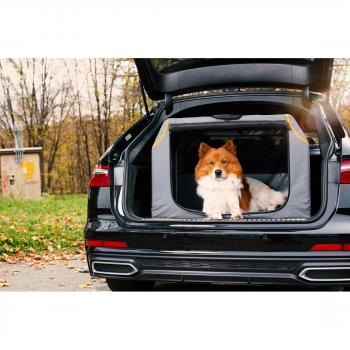 Knuffelwuff faltbare Hundebox Transportbox mit Aluminiumgestell Alverstone