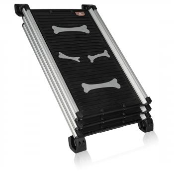 Knuffelwuff Hunderampe 70-158cm - Ausziehbare Teleskoprampe Als Einstiegshilfe