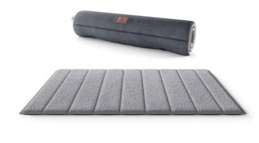 Knuffelwuff tragbare Reisematte Linea Travel aus Velours