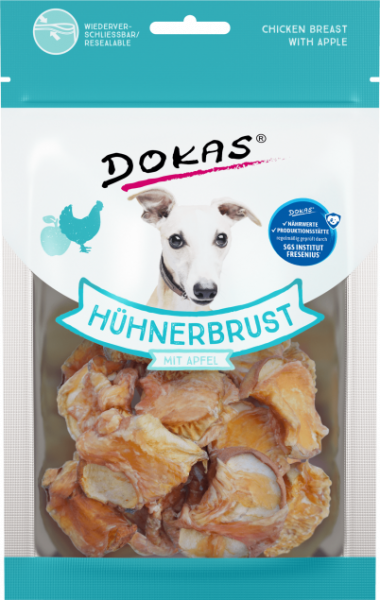 8x Dokas Hühnerbrust mit Apfel 70 g