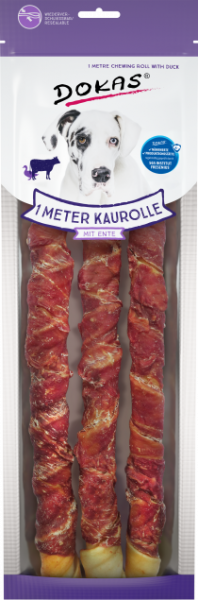 8x Dokas 1 Meter Kaurolle mit Ente 315 g