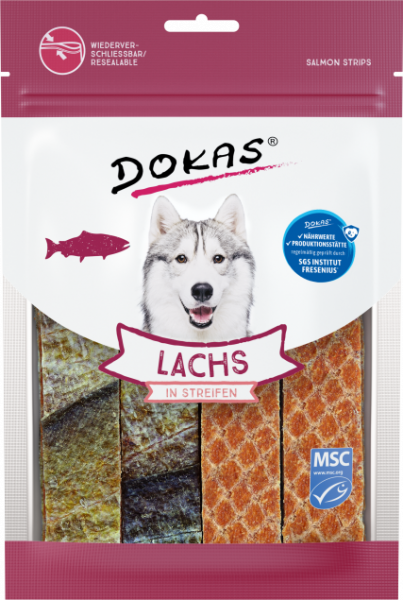 8x Dokas Lachs in Streifen 100 g