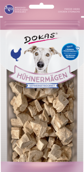 7x Dokas Hühnermägen gefriergetrocknet 20 g