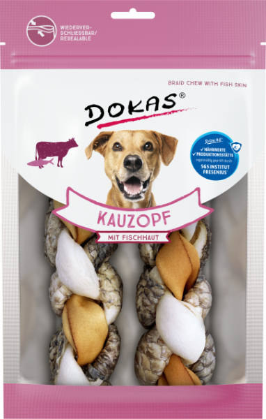 8x Dokas Kauzopf mit Fischhaut 120 g