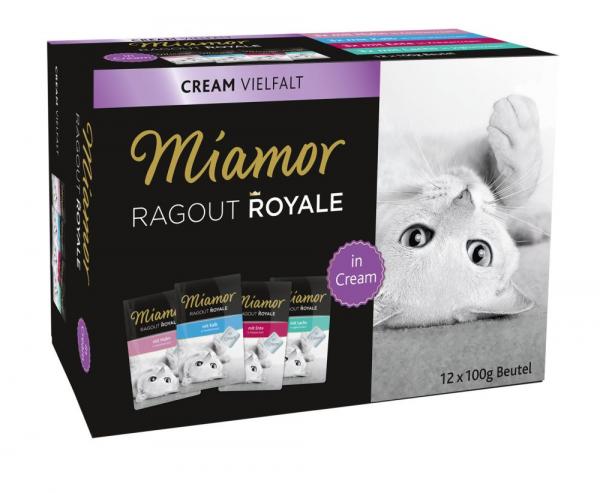 5 x Miamor Ragout Royale Multibox Cream Vielfalt 12 x 100 g