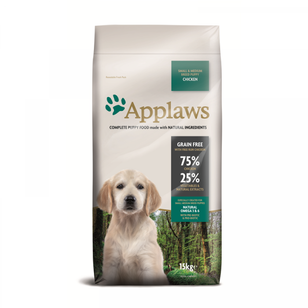 Applaws Dog Puppy kleine & mittlere Rassen Huhn