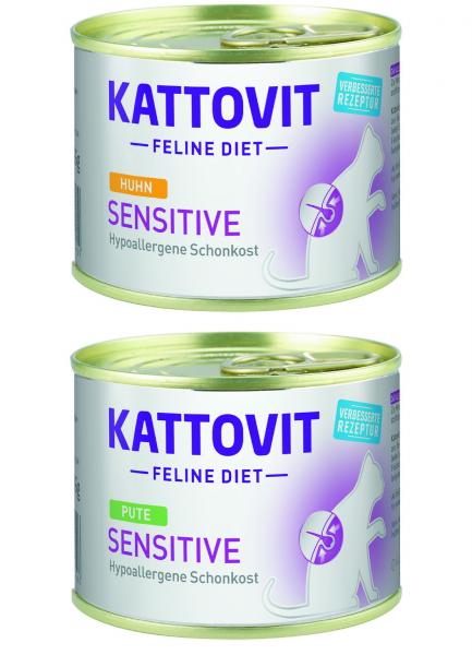 12 x 185g Kattovit Diet Sensitive