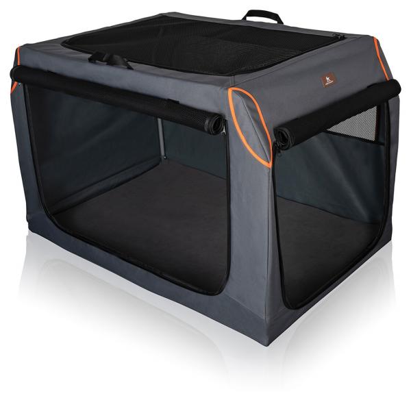 Knuffelwuff faltbare Hundebox Transportbox mit Aluminiumgestell Alverstone